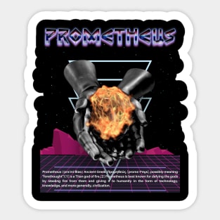 Ancient Greek Gods Mythology -Prometheus Sticker